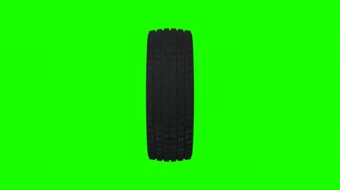 Car Wheel Tire Stock Footage 12841990
