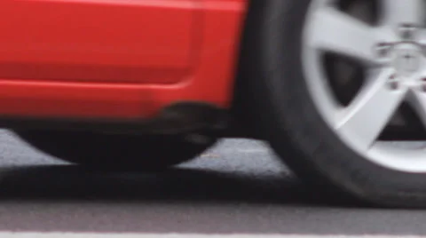 Car wheels c Stock Footage 31515504