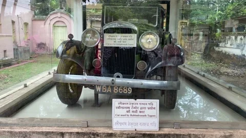The car which was used for the great escape of Netaji Subhash Chandra Bose Stock Footage 196237307