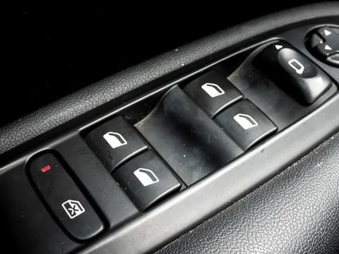 Car window buttons Stock Photos