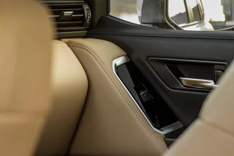 Car window control panel.  Automatic power window up and down button. Photos