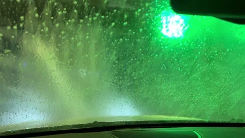 A car window is covered in snow and ice Stock Footage 270364941