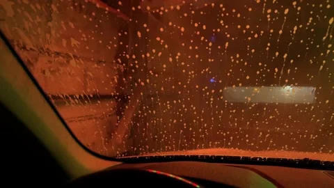 A car window is covered in snow and ice 스톡 동영상 276065244
