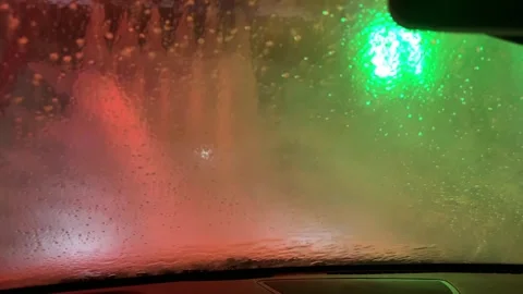 A car window is covered in snow and ice 스톡 동영상 276310049