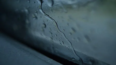 Car window rain Stock Footage 22760197