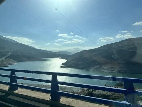 Car window view in Spain Stock Photos