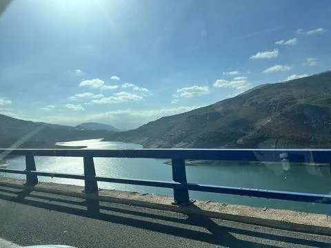 Car window view in Spain Stock Photos