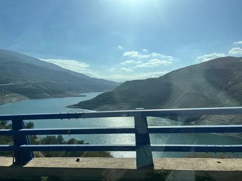Car window view in Spain Stock-Fotos