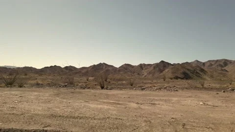 Car window views from road tripping through Baja, California Stock Footage 166662842