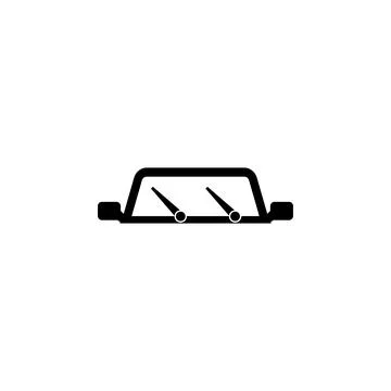 Car windscreen wiper Stock Illustration
