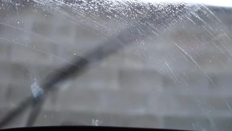 Car windshield washer system washer Stock Footage 257842117