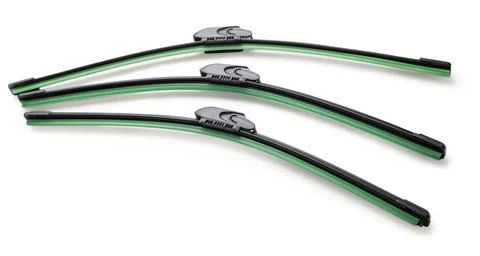 Car windshield wipers on a white isolated Stock Photos