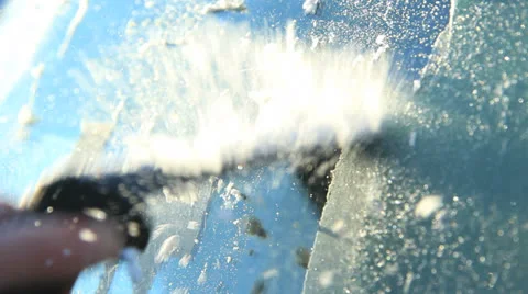 Car in winter close up outdoor Stock Footage 24786884