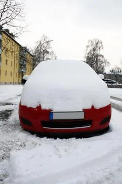 Car in winter Stock Photos