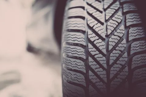 Car winter tire Stock Photos