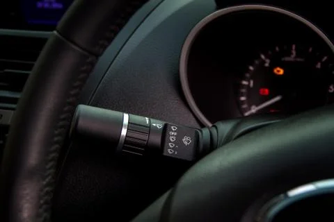 Car wiper switch Stock Photos