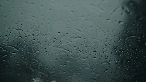 Car wipers cannot remove heavy rain from a car windshield during storm Stock Footage 114190875