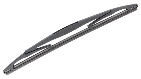 Car wipers. Replacing old on new windshield wipers Stock Photos