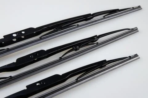 Car wipers set of different size and weather. Foto stock