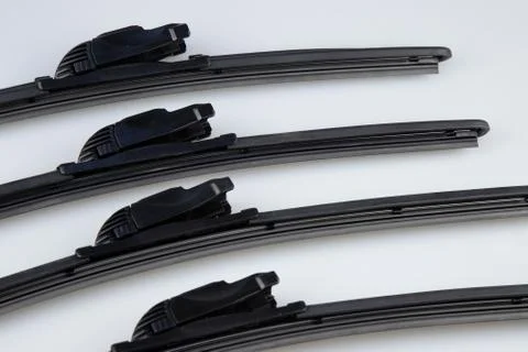Car wipers set of different size and weather. Stock Photos