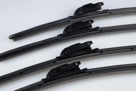 Car wipers set of different size and weather. Foto stock