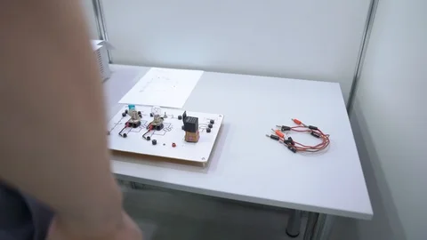 Car Wiring System Stock Footage 124199494