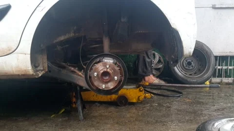 Car workshop Stock Footage 315096137