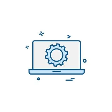 Car Workshop icon design vector Stock Illustration