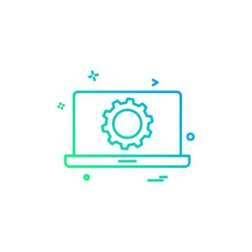 Car Workshop icon design vector Stock Illustration