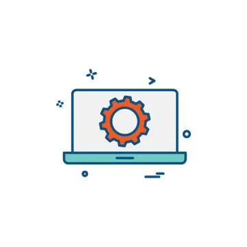 Car Workshop icon design vector Stock Illustration