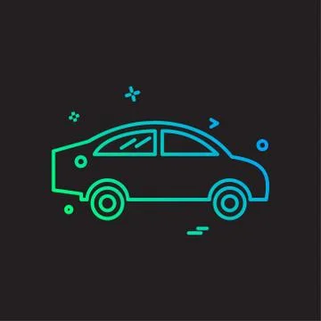 Car workshop icon design vector Stock Illustration