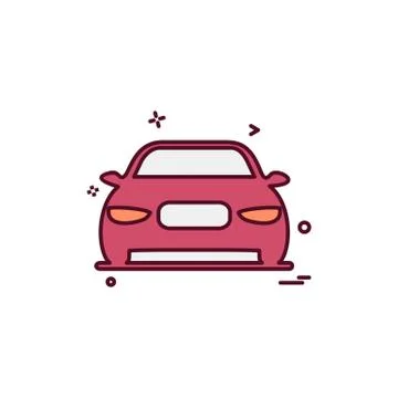 Car Workshop icon design vector Stock Illustration