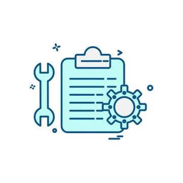 Car Workshop icon design vector Stock Illustration