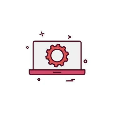 Car Workshop icon design vector Stock Illustration