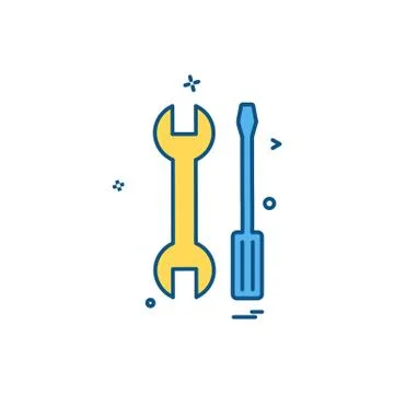 Car Workshop icon design vector Stock Illustration