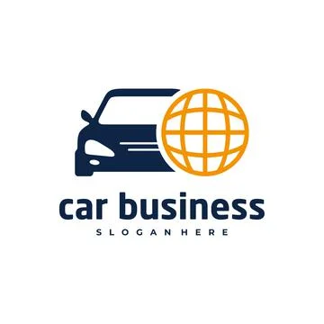 Car world logo vector template, Creative car logo design concepts Stock Illustration