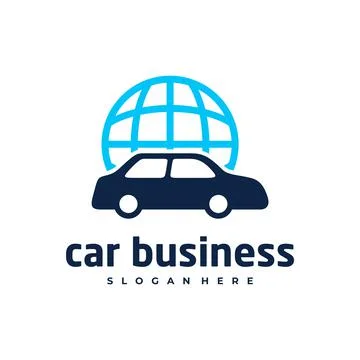 Car world logo vector template, Creative car logo design concepts Stock Illustration