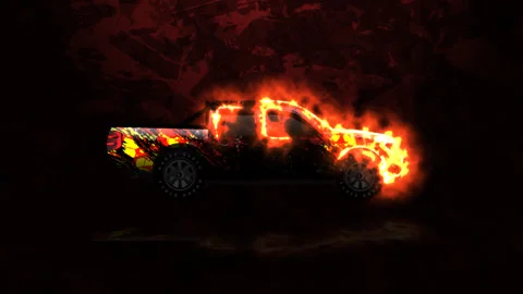 Car wrap design animation Stock Footage 242981975