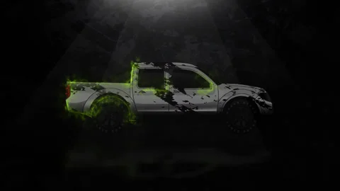 Car wrap design animation Video stock 243198435