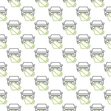 Car Wrap geometric seamless background - vector pattern Illustrazione stock