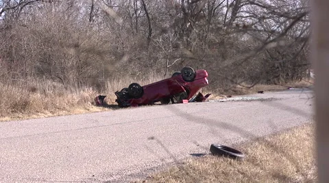 Car Wreck Video stock 47242790