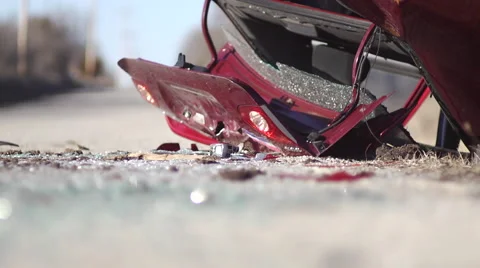 Car Wreck Stock Footage 47243769