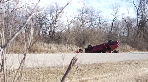 Car Wreck Stock Footage 47245966