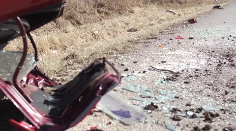 Car Wreck Stock Footage 47247482