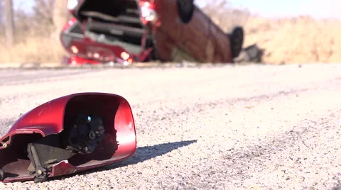 Car Wreck Stock Footage 47248269