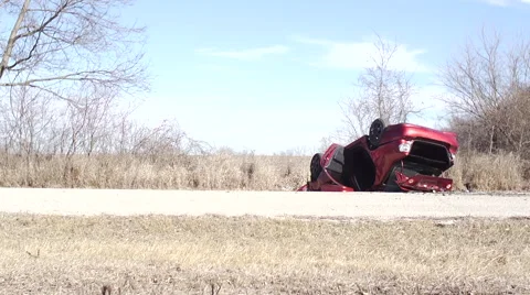 Car Wreck Stock Footage 47254769