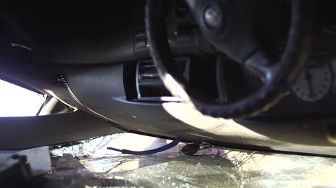 Car Wreck Stock Footage 47257874