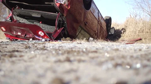 Car Wreck Stock Footage 47259104