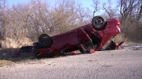 Car Wreck Stock Footage 47260698