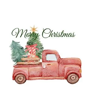 Car xsmas Stock Illustration